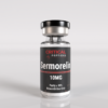 Sermorelin 10mg research peptide vial used in laboratory studies for growth hormone research, endocrine function, and metabolic analysis