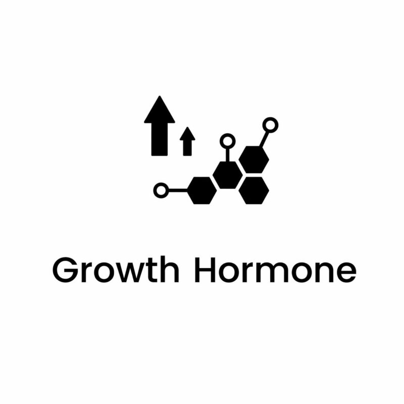 Growth hormone research peptide used in laboratory studies for endocrine function, muscle growth pathways, and metabolic regulation research